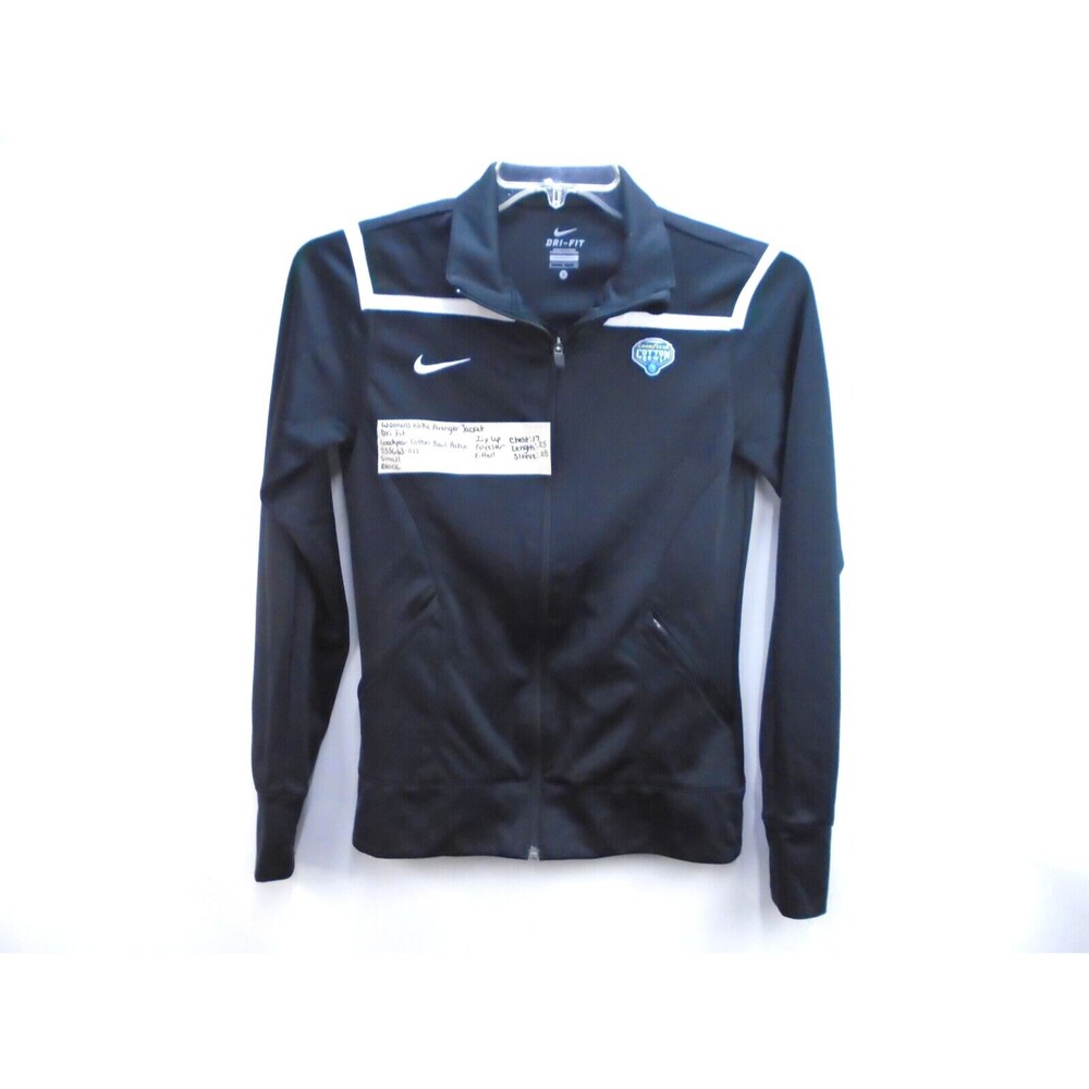 Nike DRI-FIT Women's Avenger Limited Edition Cotton Bowl Jacket Black Size S